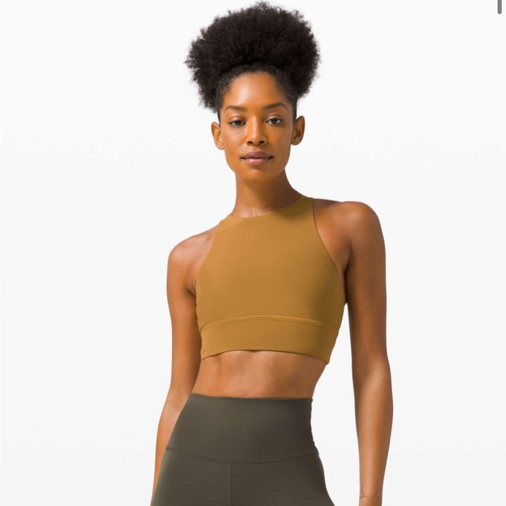 Lululemon Energy Bra High Neck Long Line Tough *Medium Support